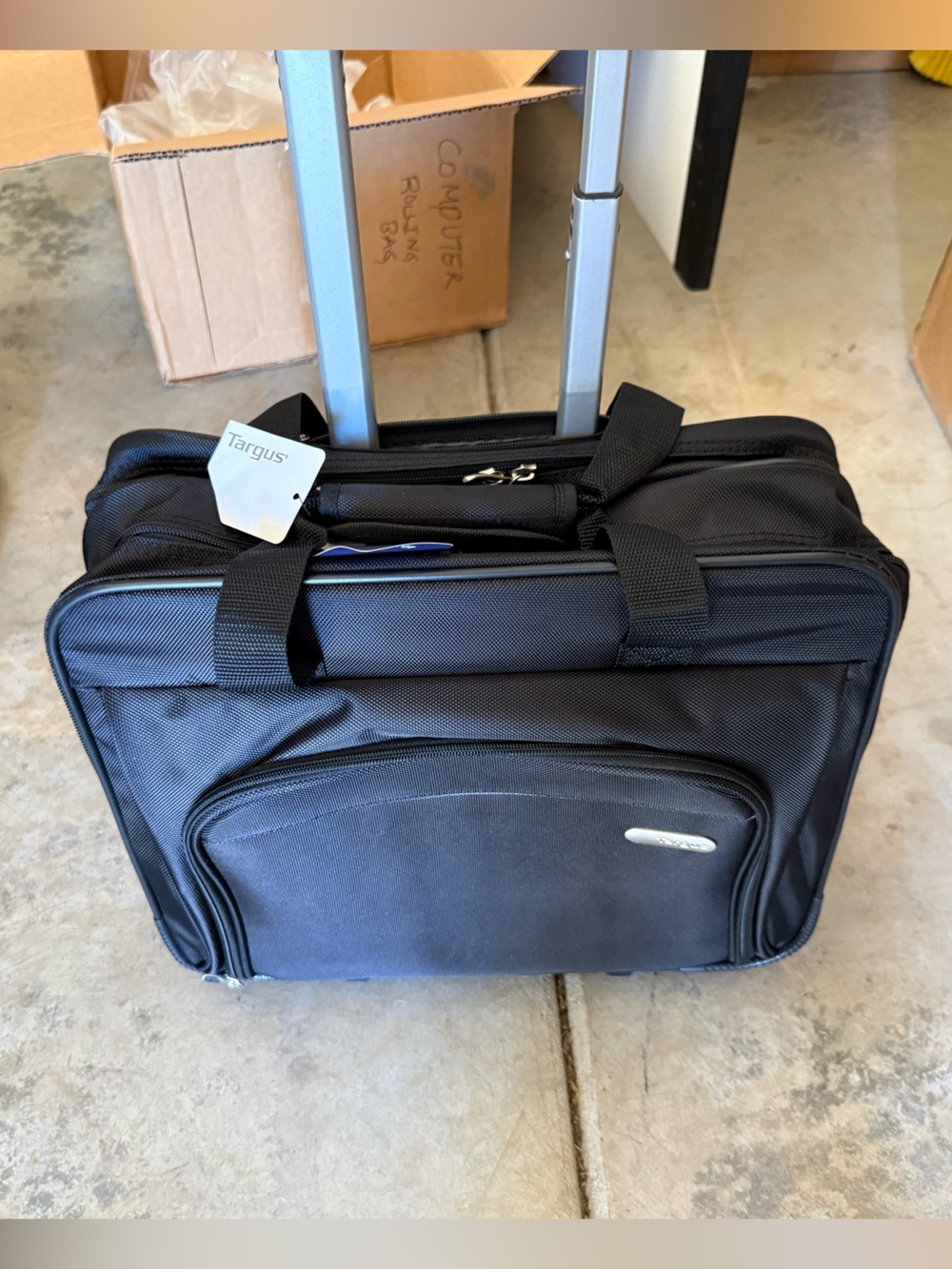 Targus Black Rolling Laptop Bag
